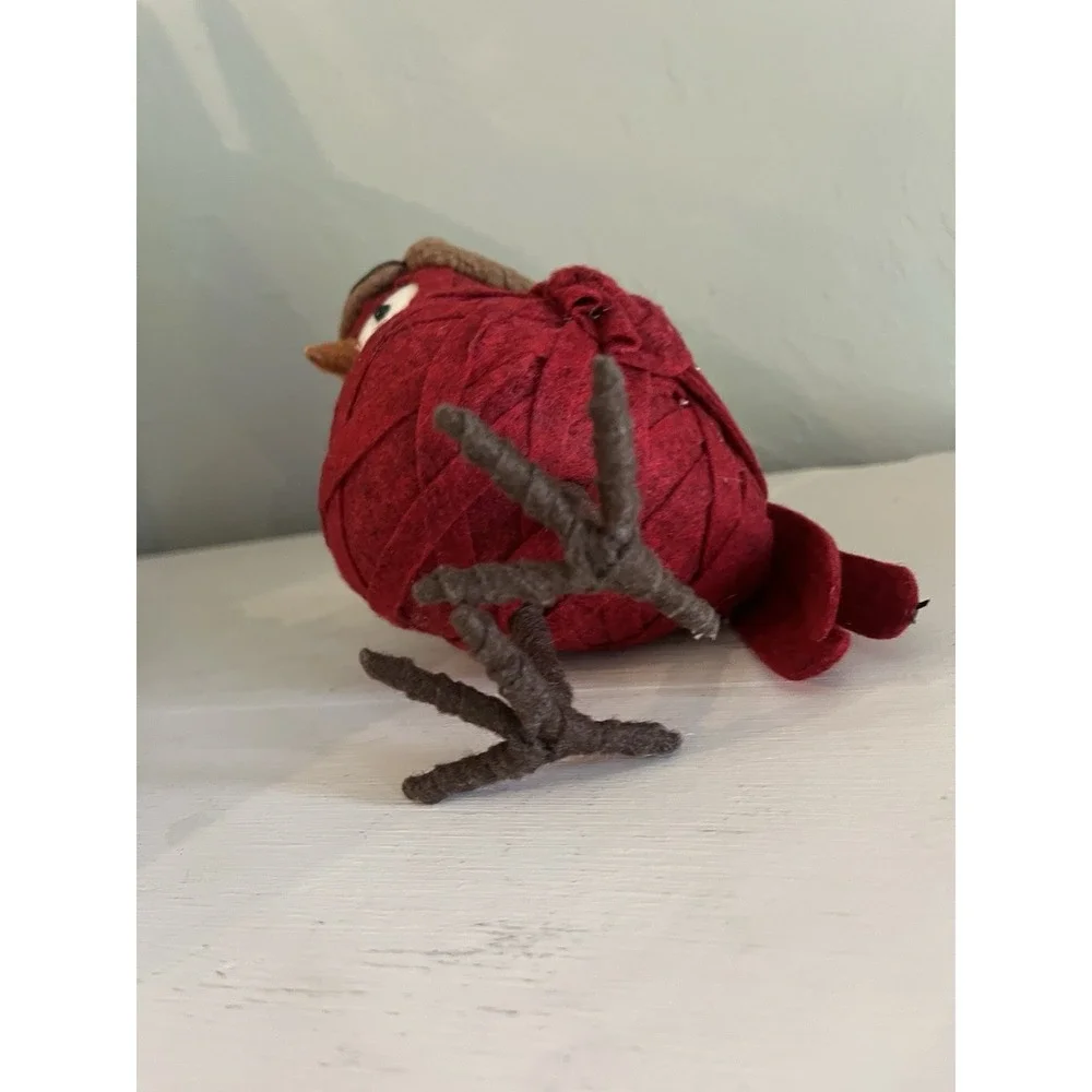 Target Spritz Featherly Friends Red Bird Figure Plaid Earflap Hat 2013 7